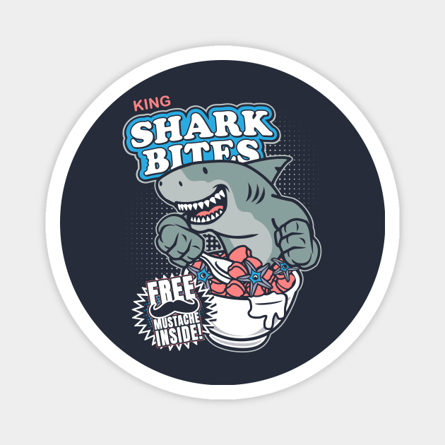 Shark Bites Magnet by CoDDesigns